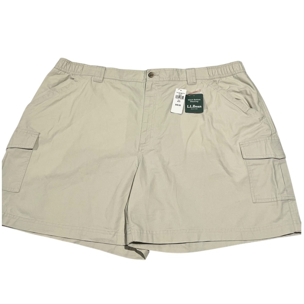 NWT‎ L.L.Bean Men's 46 Tropic Weight Cargo Shorts Comfort Waist Outdoor Travel